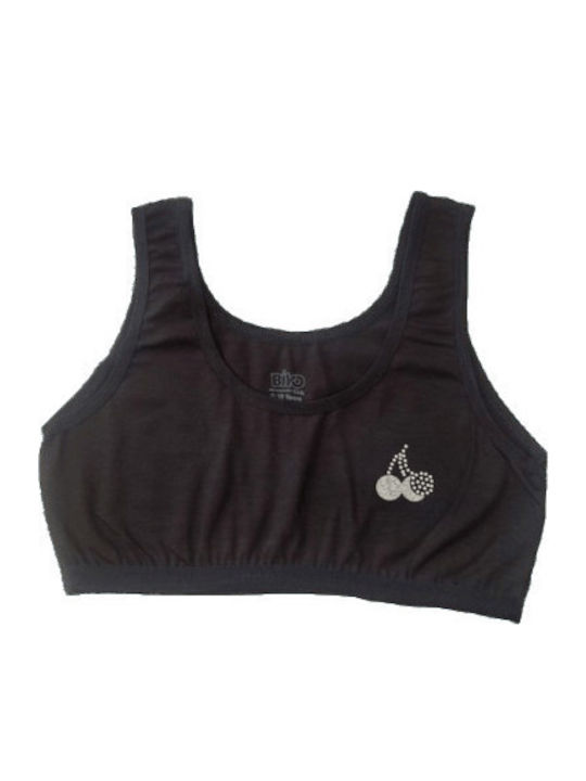 Biyo Set bustiere pentru copii Black 2buc