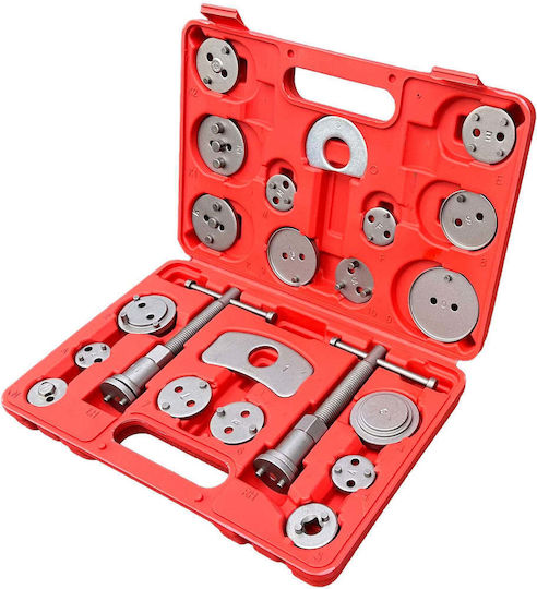 Brake Caliper Piston Rewind Pressure Rotation Kit 22 Pieces Gebo Tools