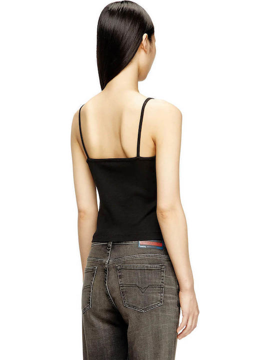 Women's Blouse Cotton Sleeveless Black