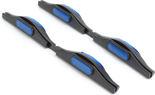 Universal Door Edge Protector Blue Reflective 2 Pieces Pack