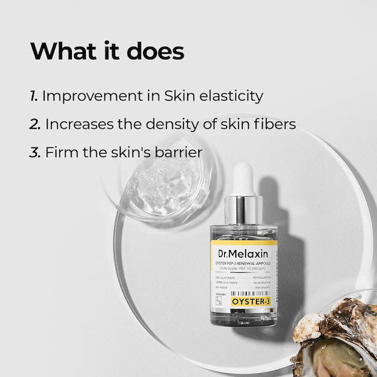 Dr. Melaxin Oyster Peptide Ampoule Serum For Face With Peptides For Firming & Revitalization 30ml