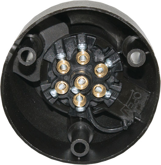 7-pin 12 V Connector Socket Carguard Trailer Trailer Hitch