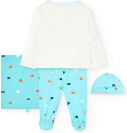 Boboli Комплект дрехи за новородено за момче 4бр