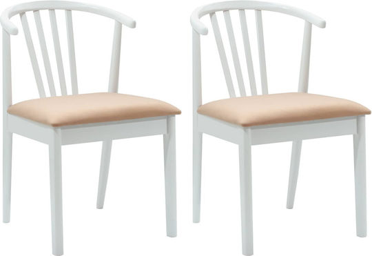 Столички Трапезария White and Brown 2бр 50.5x61x80.5бр