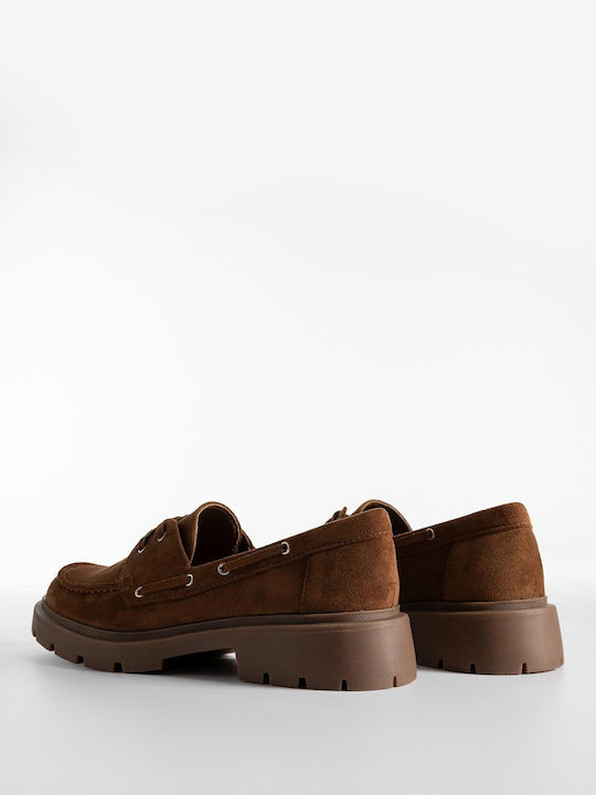 Γυναικεία Loafers σε Καφέ Χρώμα