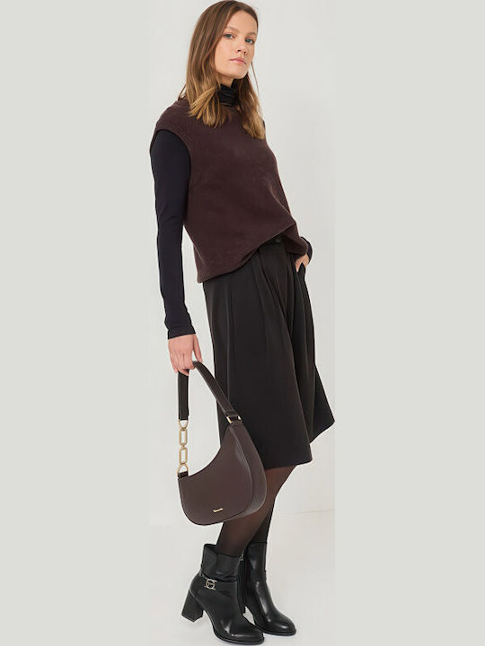 Women's Ankle Boots with Medium Heel Black