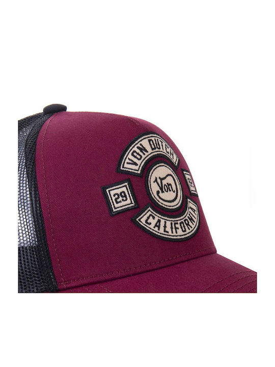 Von Dutch Heritage Cap California Bordeaux Black