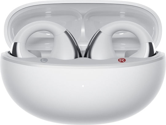 QCY Crossky C30S Open Ear Bluetooth Handsfree Earphones with Sweat Resistance and Charging Case White