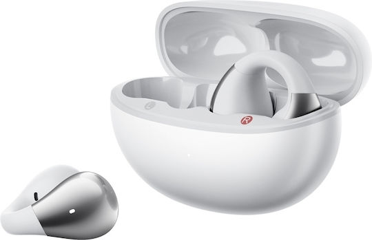 QCY Crossky C30S Open Ear Bluetooth Handsfree Earphones with Sweat Resistance and Charging Case White