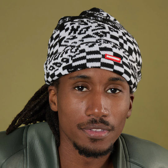 Beanie Masculin Fleece Căciulă Tricotat în culoarea Negru