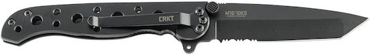 Columbia River Knives Tanto W Triple Point Serrations Μαχαίρι Μαύρο