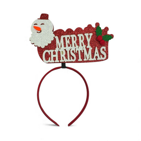 Weihnachts-Stirnband Schneemänner Merry Christmas – 12 Stück