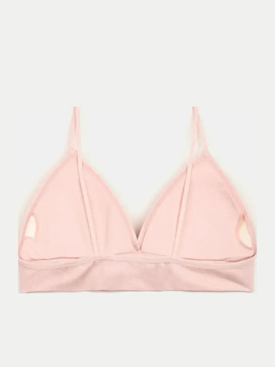 Athletic Bra Thin Straps Pink Size S