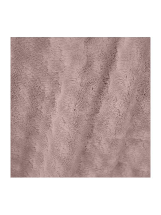Lino Home Pătură Sherpa Simplă 160x220 cm Lila