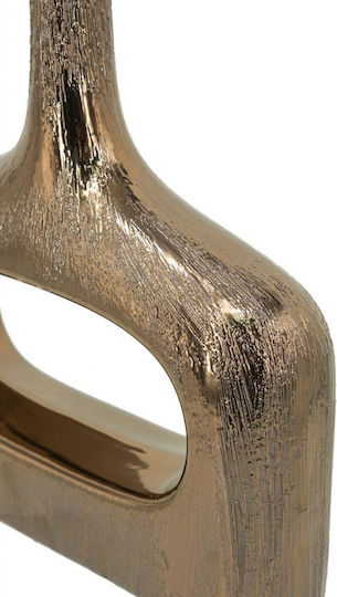 Artekko Decorative Vase Lidded Gold 23x7x33cm