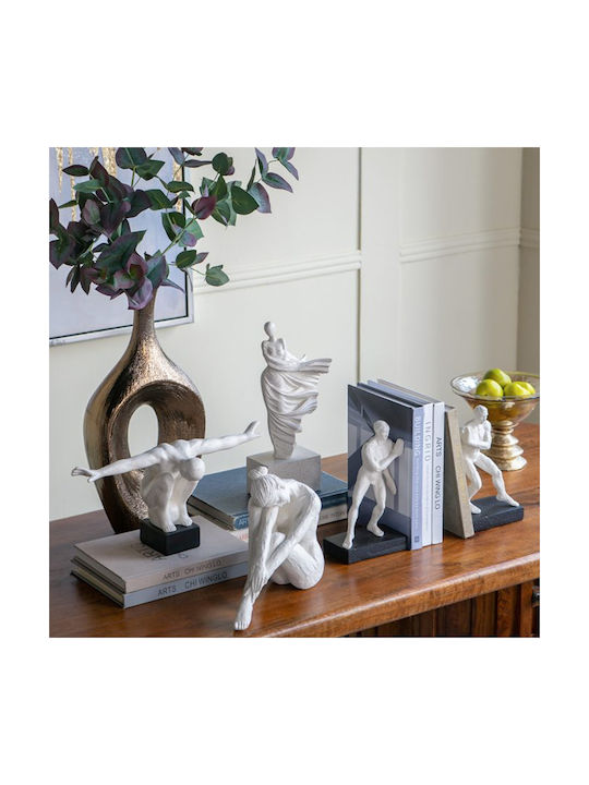 Artekko Διακοσμητικό Βάζο Κεραμικό Lidded Χρυσό Φ23xΥ48cm