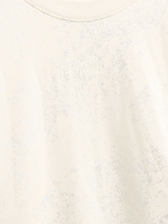 Cropped Women's Sweatshirt White
