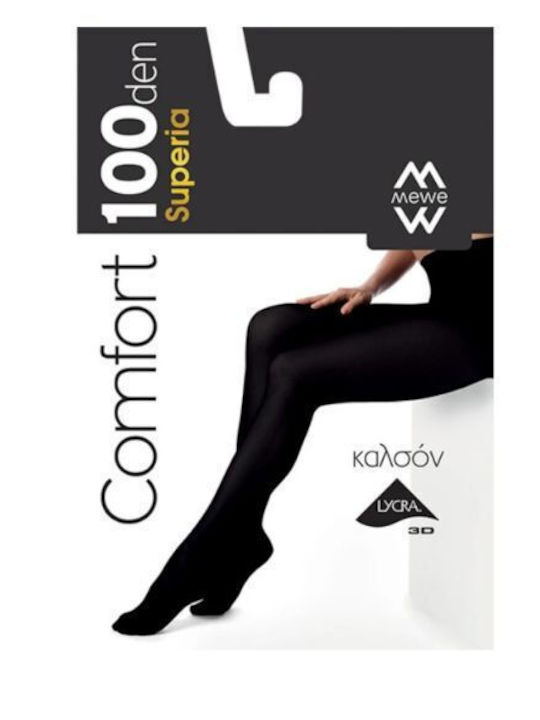 Women's Pantyhose Opaque 100 Den White
