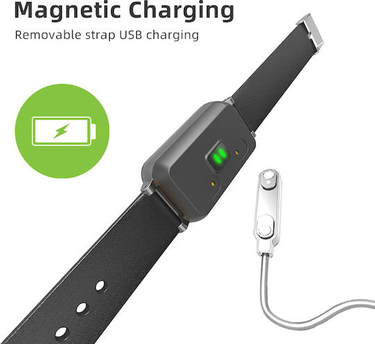 T89 & Bluetooth Earbuds Smartwatch mit Pulsmesser (Schwarz)
