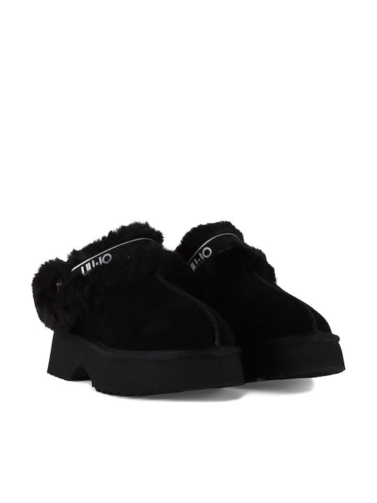 Liu Jo Damen Clogs Schwarz