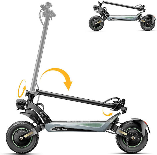 Velogreen Trotinetă Electrică și 70km Autonomie Multicoloră