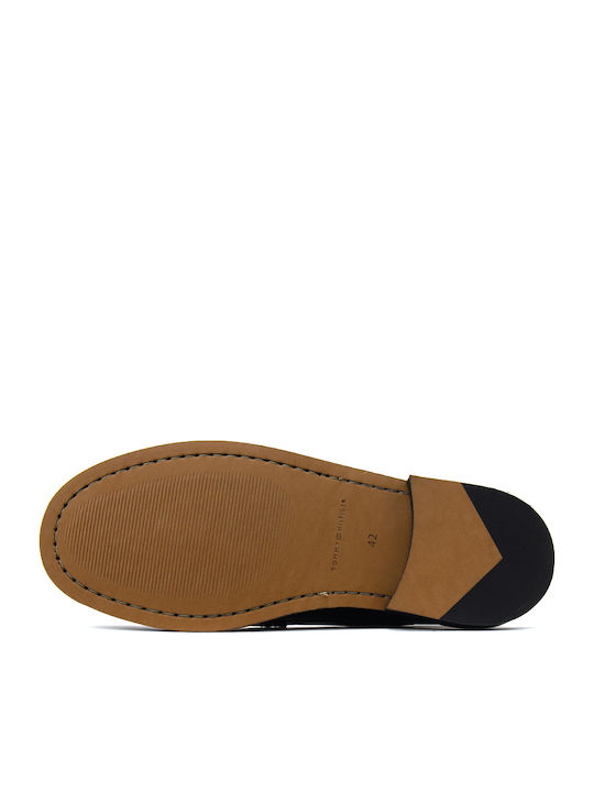 Classic Men's Leather Loafers Black