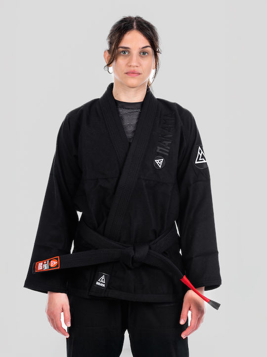 Nakama Γυναικεία Στολή Brazilian Jiu Jitsu Μαύρη