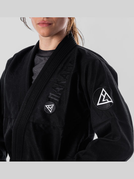 Nakama Uniform Brasilianisches Jiu Jitsu Schwarz