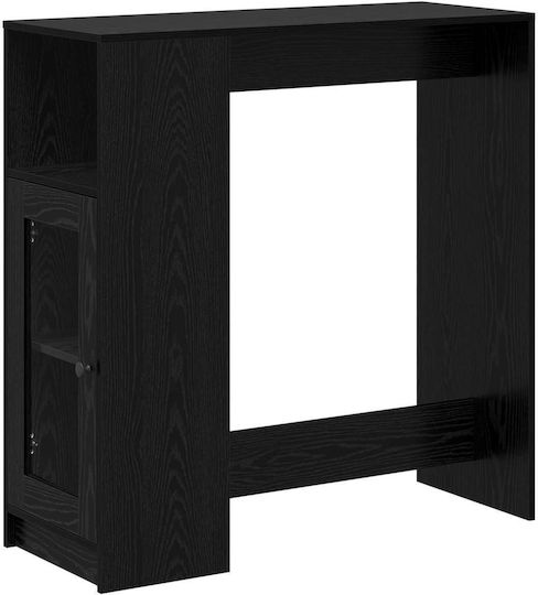 Table Bar Wooden Black Beech 101x40x103.5cm