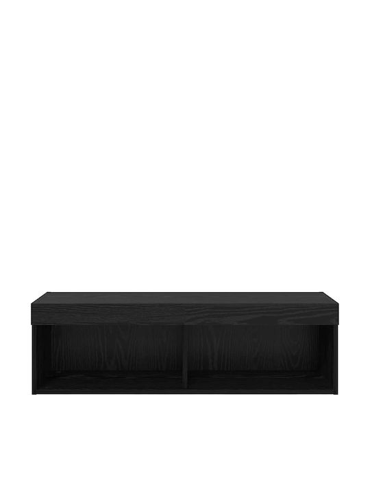 Wohnzimmer TV-Einheit Black mit Beleuchtung L100xB30xH30cm