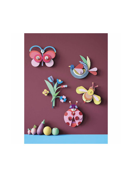 Studio Roof Multicolour Wall Decor Made of Paper 28x7.5x22cm