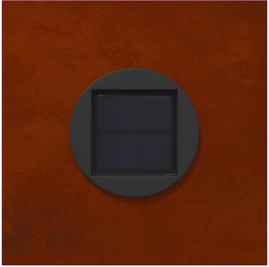 vidaXL Σετ 2 Ηλιακά Φωτιστικά Δρόμου Θερμό Λευκό με Φωτοκύτταρο 18x18x80εκ.