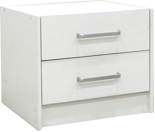 Set de Dormitor Olympus Alb cu Tăblii 140x200buc 3buc