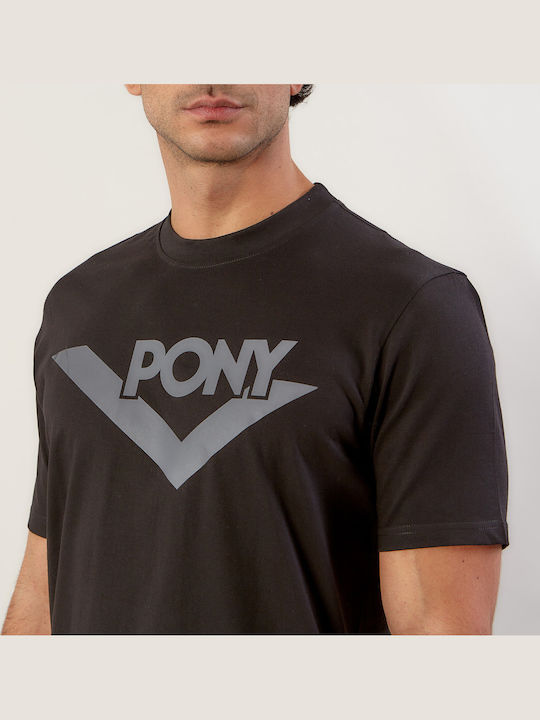 Αθλητικό T-shirt Μαυρο