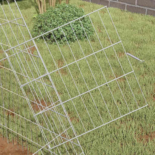 vidaXL 3394436 Galvanized Steel Cage for Birds 110x100x85cm