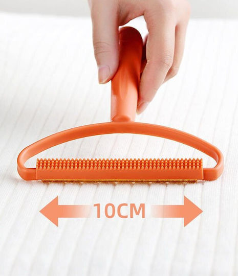 Manual Lint Removal Brush Orange