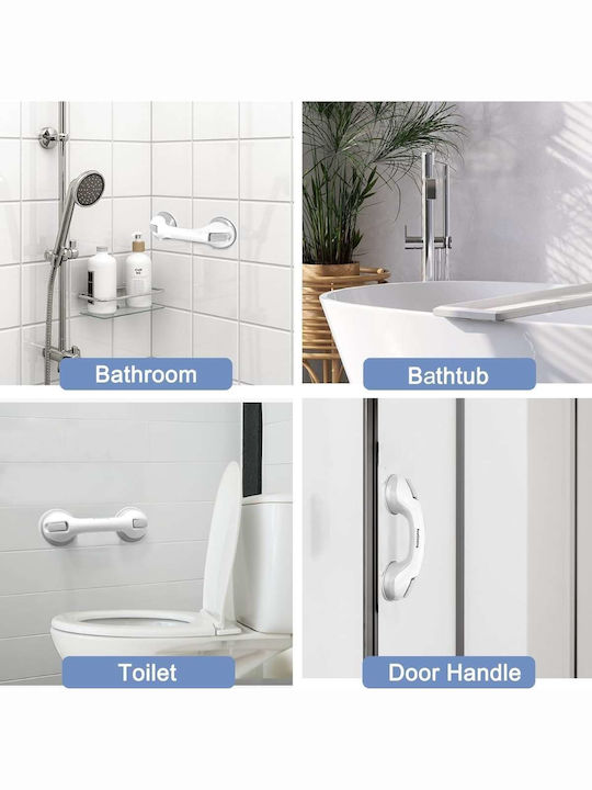 Uncle George Bathroom Grab Bar 29.5cm White