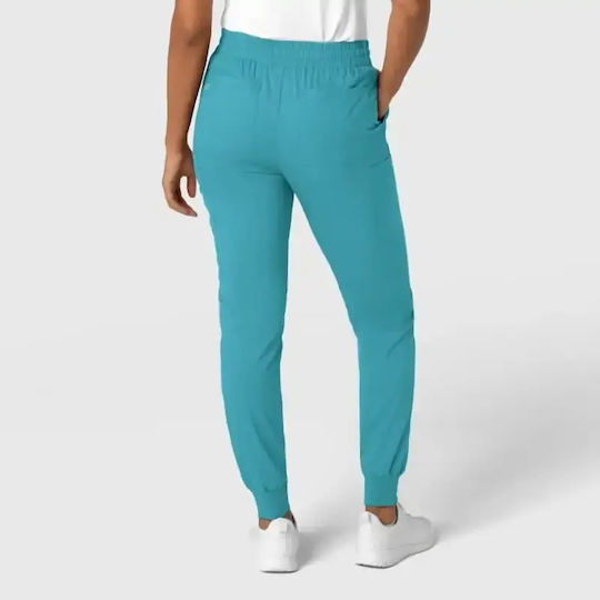 WonderWink Jogger Γυναικείο Ιατρικό Παντελόνι Τιρκουάζ