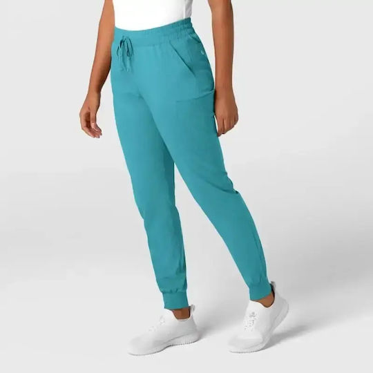 WonderWink Jogger Γυναικείο Ιατρικό Παντελόνι Τιρκουάζ