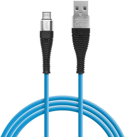 Delight Data Кабел – Микро USB Силиконово Покритие 4 Цвята 2 М
