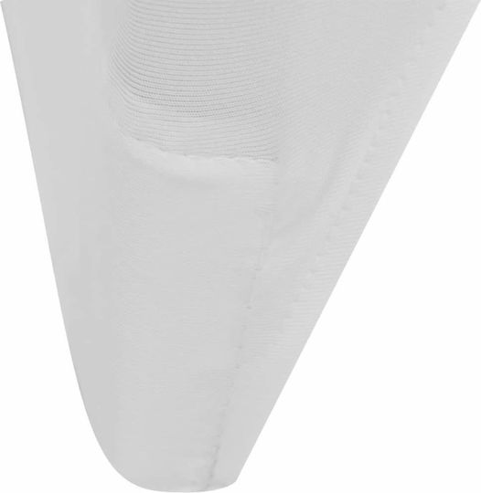 vidaXL Husă Elastică Scaun Alb 50buc 241196