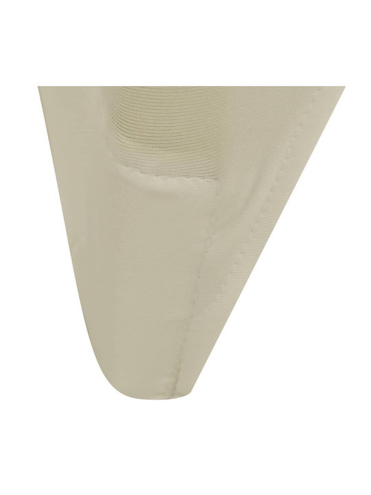 vidaXL Elastische Abdeckung für Stuhl White Cream 100Stück 274768