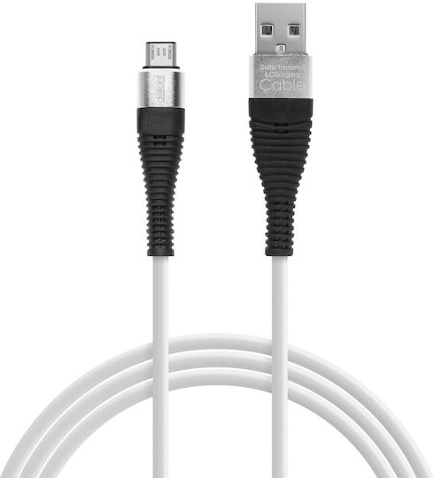 Delight Cablu De Date Micro USB Cu Înveliș Din Silicon 4 Culori 1 M