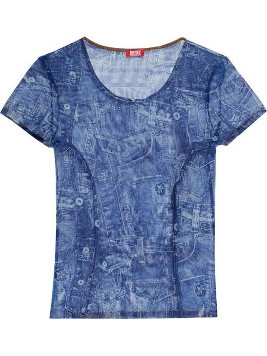 Γυναικείο Αθλητικό T-shirt Blue