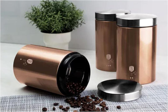 Berlinger Haus Set Vaze Pentru Zahăr Ceai Cafea Cu Capac 11x17.8cm Berlinger Haus Set Vaze Pentru Zahăr Ceai Cafea Cu Capac 11x17.8cm