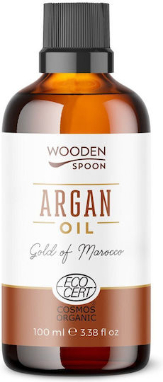 Ulei De Argan Organic Pur 100ml Wooden Spoon