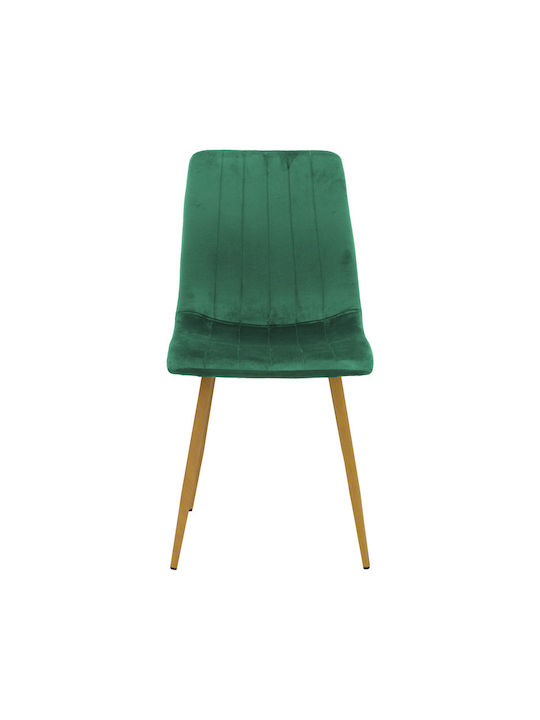 Noor Dining Room Velvet Chair Cypress 44x53x86cm
