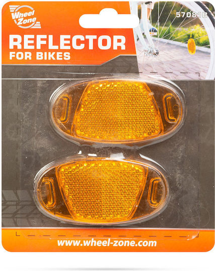 Wheel Zone Prisma Reflector Spokes 72 x 36 mm 2 Pcs Pack