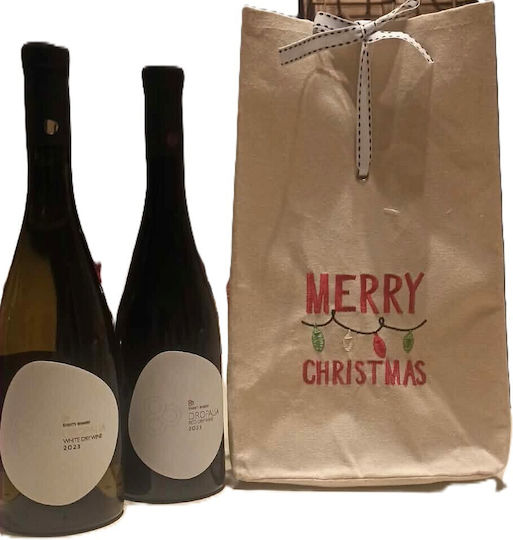 80winery Compoziție De Vin De Crăciun Geantă De Pânză 750ml 2 Bucăți
