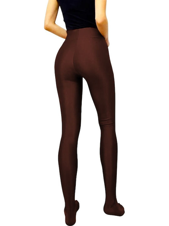 Training Lang Leggings Schokoladenbraun